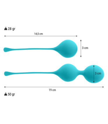 INTENSE - BOLAS KEGEL PACK KENDALL AZUL