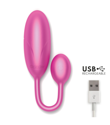 ONINDER - DENVER HUEVO VIBRADOR ROSA 7 X 2.7 CM - APP GRATUITA