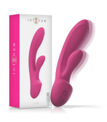 INTENSE - LUIGI VIBRADOR RABBIT SILICONA LIQUIDA ROSA