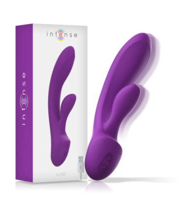 INTENSE - LUIGI VIBRADOR RABBIT SILICONA LIQUIDA MORADO