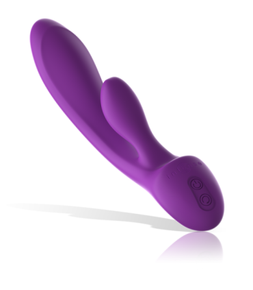 INTENSE - LUIGI VIBRADOR RABBIT SILICONA LIQUIDA MORADO