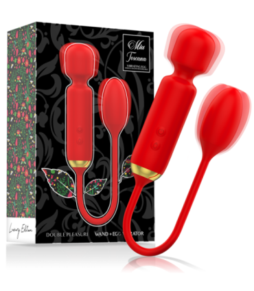 MIA - TOSCANA DOUBLE PLEASURE WAND + HUEVO VIBRADOR