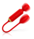 MIA - TOSCANA DOUBLE PLEASURE WAND + HUEVO VIBRADOR