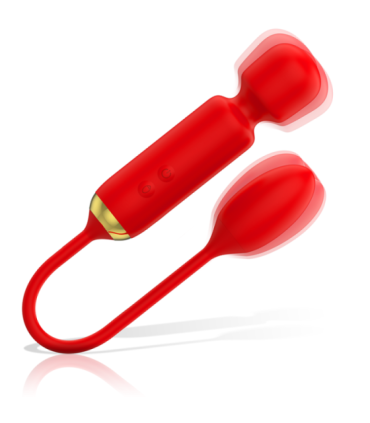 MIA - TOSCANA DOUBLE PLEASURE WAND + HUEVO VIBRADOR