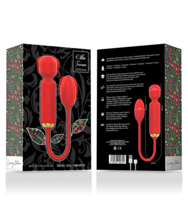 MIA - TOSCANA DOUBLE PLEASURE WAND + HUEVO VIBRADOR