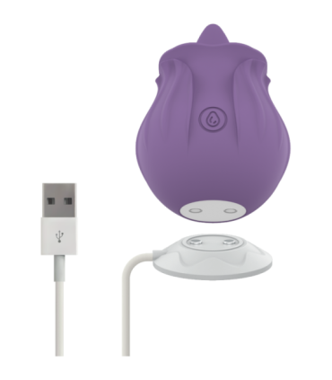 INTENSE - VIOLET ESTIMULADOR LENGUA BASE MAGNÉTICA