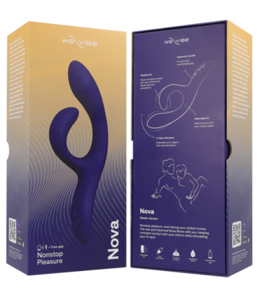 WE-VIBE - NOVA 3 VIBRADOR RABBIT AZUL MEDIANOCHE