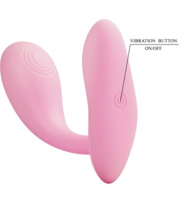 PRETTY LOVE - BAIRD G-SPOT 12 VIBRACIONES RECARGABLE ROSA APP