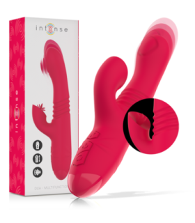 INTENSE - DUA VIBRADOR MULTIFUNCIÓN RECARGABLE UP & DOWN CON LENGUA ROJO