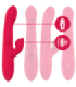 INTENSE - DUA VIBRADOR MULTIFUNCIÓN RECARGABLE UP & DOWN CON LENGUA ROJO