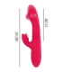 INTENSE - DUA VIBRADOR MULTIFUNCIÓN RECARGABLE UP & DOWN CON LENGUA ROJO