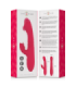 INTENSE - DUA VIBRADOR MULTIFUNCIÓN RECARGABLE UP & DOWN CON LENGUA ROJO