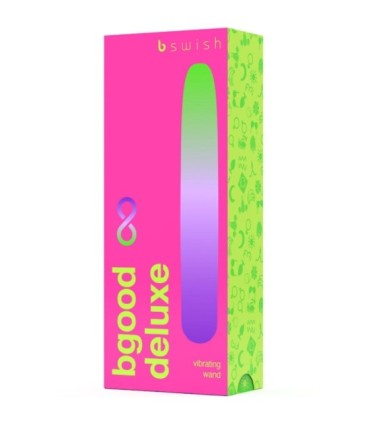 B SWISH - BGOOD INFINITE DELUXE VIBRADOR RECARGABLE SILICONA AZUL