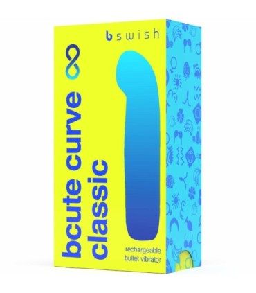 B SWISH - BCUTE CURVE INFINITE CLASSIC VIBRADOR RECARGABLE SILICONA AMARILLO