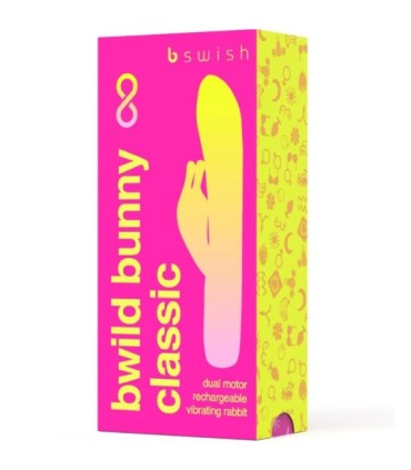B SWISH - BWILD BUNNY INFINITE CLASSIC VIBRADOR RECARGABLE SILICONA ROSA