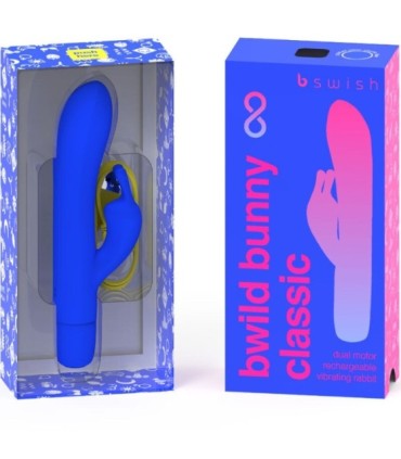 B SWISH - BWILD BUNNY INFINITE CLASSIC VIBRADOR RECARGABLE SILICONA AZUL