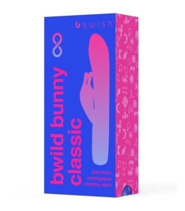 B SWISH - BWILD BUNNY INFINITE CLASSIC VIBRADOR RECARGABLE SILICONA AZUL