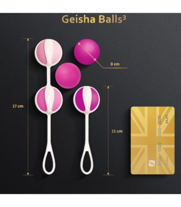 G-VIBE - SET 5 GEISHA BALLS3 ROSA