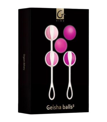 G-VIBE - SET 5 GEISHA BALLS3 ROSA