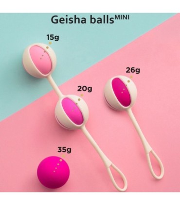 G-VIBE - SET 4 GEISHA BALLS MINI MORADO
