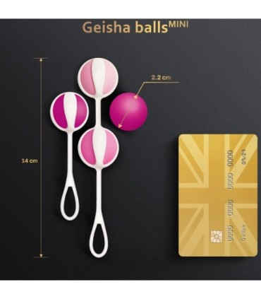 G-VIBE - SET 4 GEISHA BALLS MINI MORADO