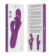 INTENSE - APOLO VIBRADOR MULTIFUNCIÓN RECARGABLE 7 VIBRACIONES CON LENGUA OSCILANTE MORADO