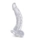 KING COCK - CLEAR PENE REALÍSTICO CURVADO CON TESTÍCULOS 16.5 CM TRANSPARENTE