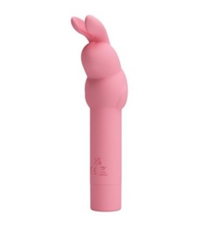 PRETTY LOVE - VIBRADOR DE SILICONA CONEJO ROSA GERARDO