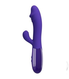 PRETTY LOVE - SNAPPY YOUTH VIBRADOR & ESTIMULADOR PUNTOG VIOLETA
