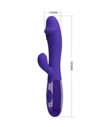 PRETTY LOVE - SNAPPY YOUTH VIBRADOR & ESTIMULADOR PUNTOG VIOLETA