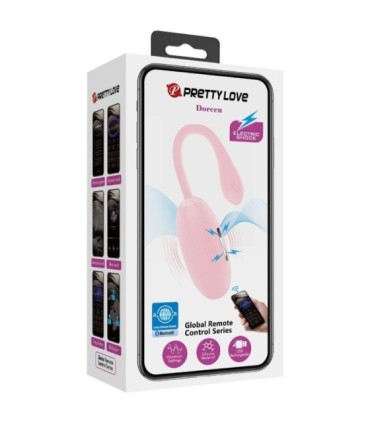 PRETTY LOVE - DOREEN HUEVO VIBRADOR RECARGABLE ROSA
