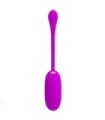PRETTY LOVE - JULIUS HUEVO VIBRADOR IMPERMEBLE & RECARGABLE MORADO