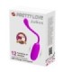 PRETTY LOVE - JULIUS HUEVO VIBRADOR IMPERMEBLE & RECARGABLE MORADO