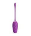 PRETTY LOVE - HUEVO VIBRADOR CON TEXTURA MARINA RECARGABLE MORADO