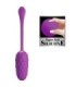 PRETTY LOVE - HUEVO VIBRADOR CON TEXTURA MARINA RECARGABLE MORADO