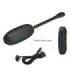 PRETTY LOVE - DOREEN HUEVO VIBRADOR DE LUJO RECARGABLE NEGRO CONTROL REMOTO