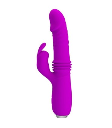 PRETTY LOVE - DOROTHY VIBRADOR CONEJO RECARGABLE MORADO