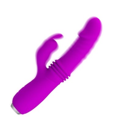 PRETTY LOVE - DOROTHY VIBRADOR CONEJO RECARGABLE MORADO