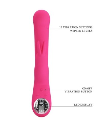 PRETTY LOVE - LAMAR VIBRADOR RABBIT & PUNTO G ROSA