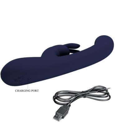 PRETTY LOVE - LAMAR VIBRADOR RABBIT & PUNTO G AZUL