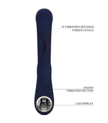 PRETTY LOVE - LAMAR VIBRADOR RABBIT & PUNTO G AZUL