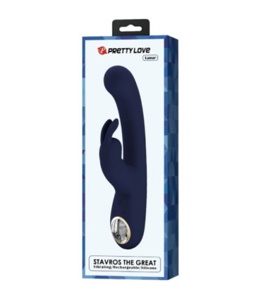 PRETTY LOVE - LAMAR VIBRADOR RABBIT & PUNTO G AZUL