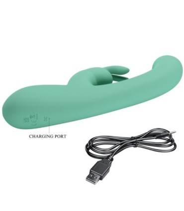 PRETTY LOVE - LAMAR VIBRADOR RABBIT & PUNTO G VERDE
