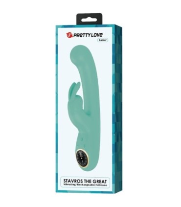 PRETTY LOVE - LAMAR VIBRADOR RABBIT & PUNTO G VERDE