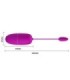 PRETTY LOVE - NYMPH HUEVO VIBRADOR CONTROLADO POR APP VIOLETA