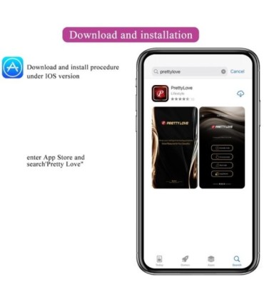 PRETTY LOVE - NYMPH HUEVO VIBRADOR CONTROLADO POR APP VIOLETA