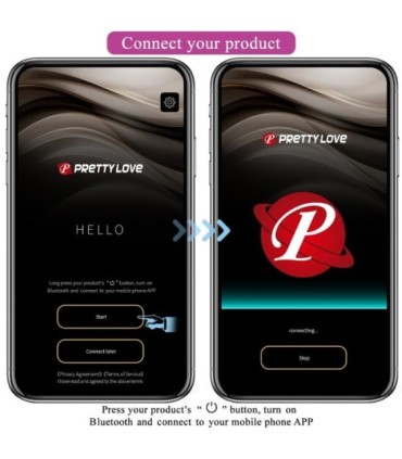 PRETTY LOVE - NYMPH HUEVO VIBRADOR CONTROLADO POR APP VIOLETA