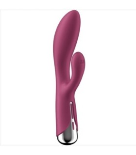 SATISFYER - SPINNING RABBIT 1 ESTIMULACION CLITORIS Y PUNTO G ROJO