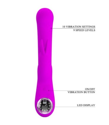 PRETTY LOVE - LAMAR VIBRADOR RABBIT & PUNTO G VIOLETA