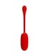 PRETTY LOVE - JULIUS HUEVO VIBRADOR IMPERMEBLE & RECARGABLE ROJO